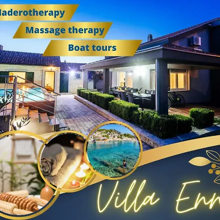 Enna With Heated Pool, Zadar Vila Crno